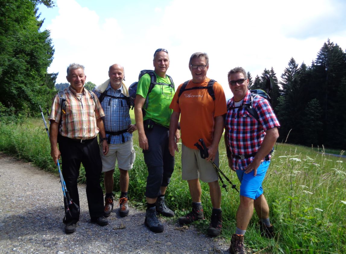 Bergwochenende Freitagssportler